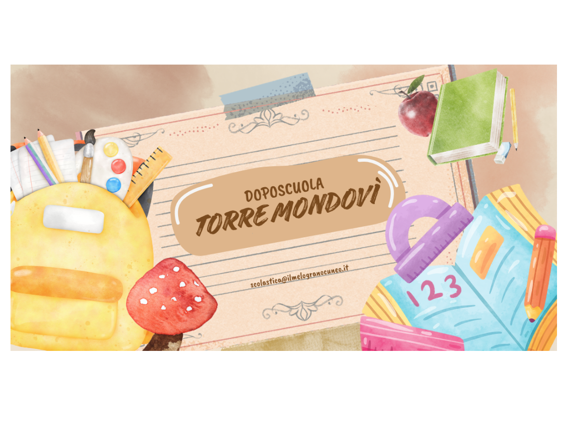 ISCRIZIONE SERVIZIO DI DOPOSCUOLA TORRE MONDOVì